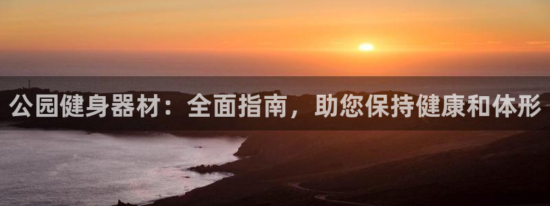 尊龙旗舰app：公园健身器材：全面指南，助您保持健康