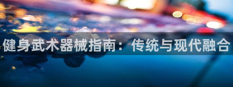 尊龙l1500：健身武术器械指南：传统与现代融合