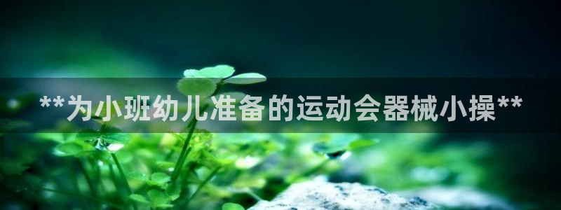 尊龙凯时 - 人生就是搏!：**为小班幼儿准备的运动