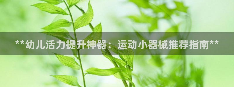 尊龙,人生就是博!登录国际：**幼儿活力提升神器：运