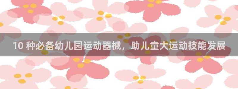 凯时登录平台去AG发财网：10 种必备幼儿园运动器械