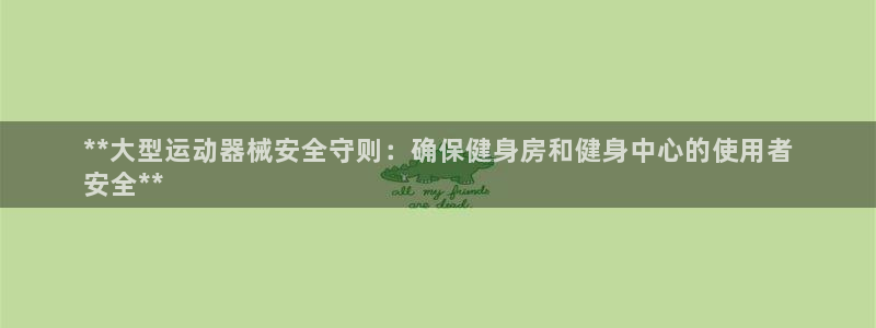 ag尊龙凯时官网：**大型运动器械安全守则：确保健身