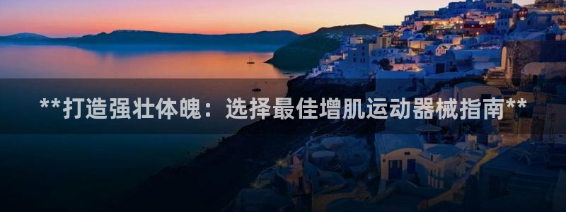 尊龙凯时泰安：**打造强壮体魄：选择最佳增肌运动器械