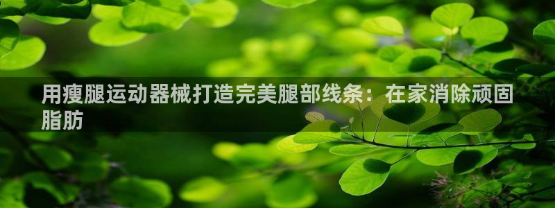 尊龙凯时麻将胡了：用瘦腿运动器械打造完美腿部线条：在